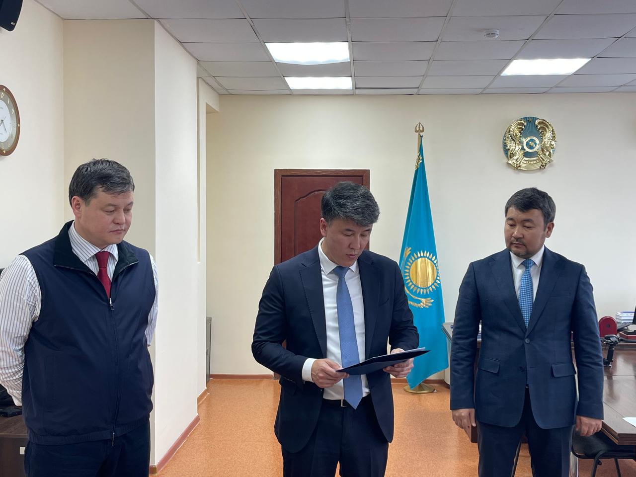 Ернар Маулетханов назначен заместителем директора Автохозяйства Управления материально-технического обеспечения